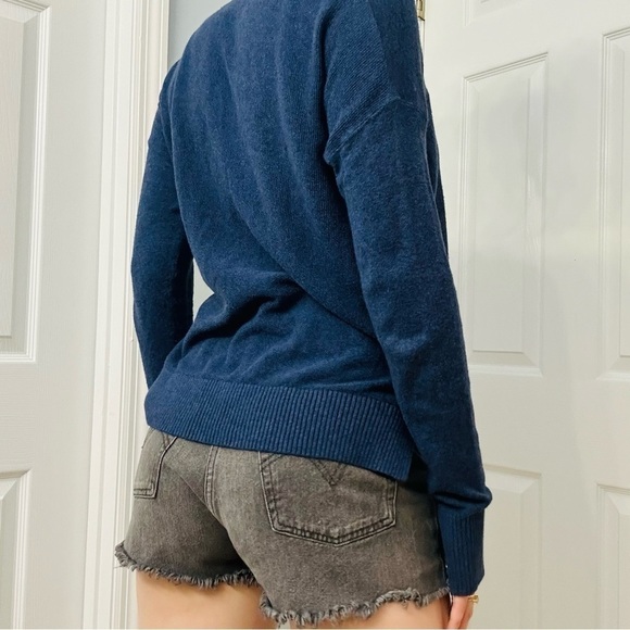 Zaket & Plover Sweater Knit Blue Green Patchwork Long Sleeve Women’s Extra Small - Picture 2 of 5